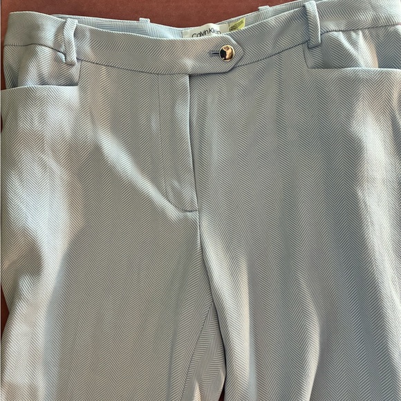 Calvin Klein Light Blue Tailored Trousers - Picture 4 of 10